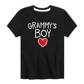 - Grammys Boy - Toddler and Youth Short Sleeve Graphic T-Shirt